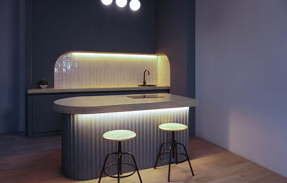 Лофт в современном стиле с кухней