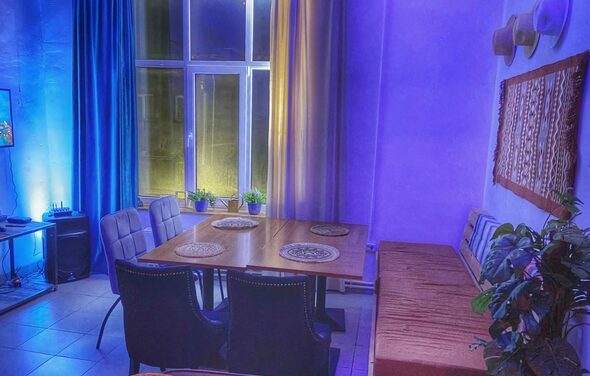 Двухуровневый лофт с растениями