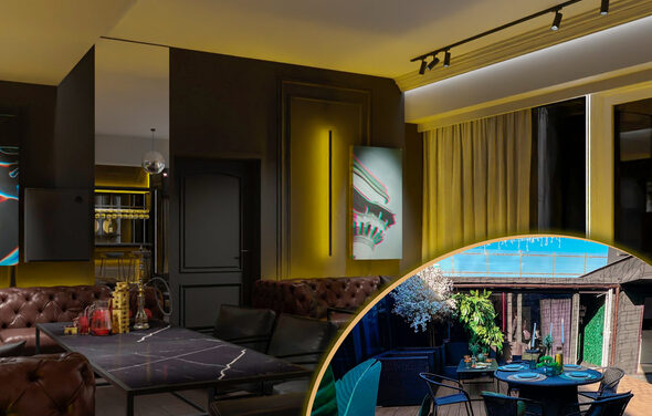 ИглуЛофт. Высота. Просторный лофт-зал с большими окнами