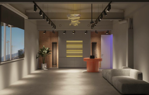 Дизайнерский лофт-зал