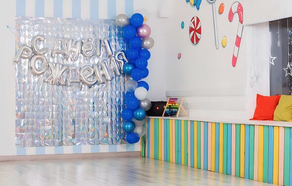 Красочный лофт Конфета для детских мероприятий