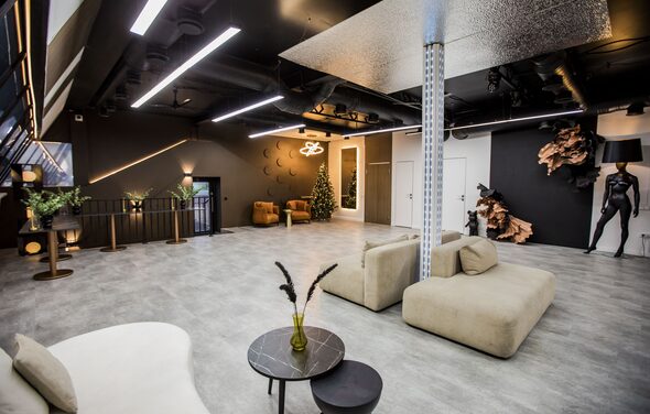 Мусс Лофт. Светлый лофт с верандой на крыше