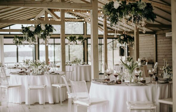 Банкетный зал в яхт-клубе