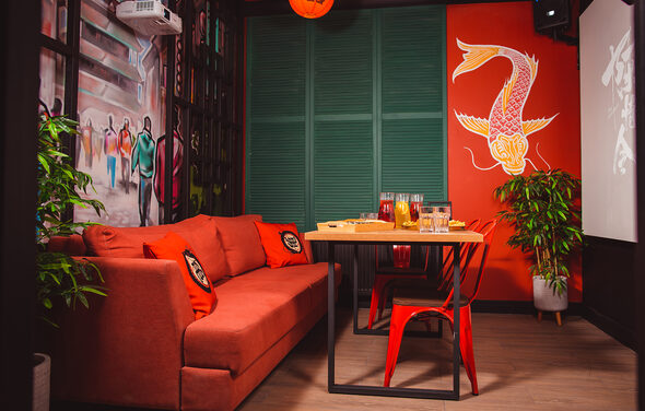 Лофт-зал в китайском стиле