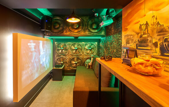 Футуристический лофт-зал