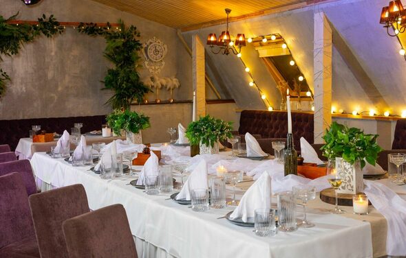 Фурса лофт. Банкетный зал в Петергофе