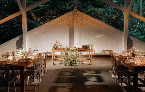 Банкетный зал в усадьбе Лесной берег