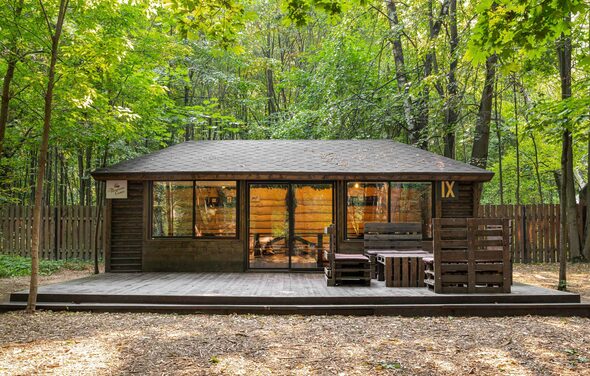 Беседка на 25 гостей в парке Лосиный остров