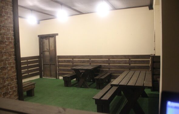 беседки «МИНУТОМЕР» в клубе «Блиндаж»