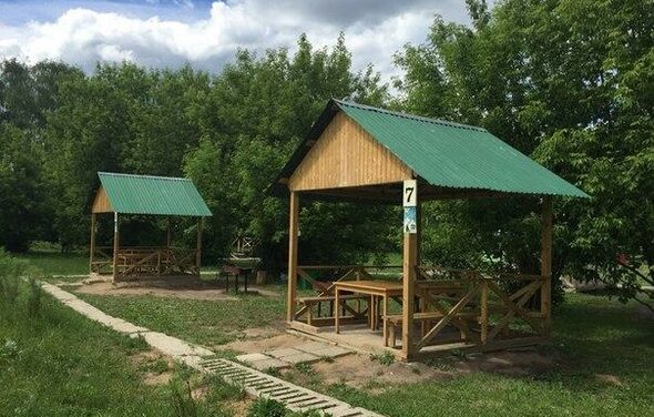 Мангальные беседки на территории Парк Отель Куркино