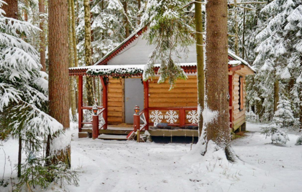 Избушка Домик Деда Мороза 