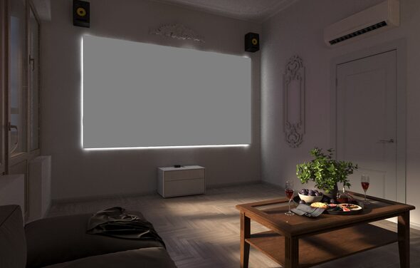 Светлый лофт с выходом на балкон