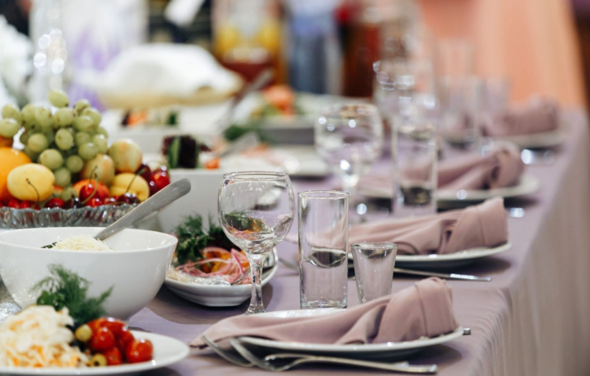 Amulet. Банкетный зал панорамными окнами