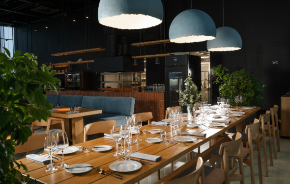 Sea Forest. Роскошный банкетный зал в ресторане