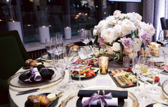 Lahta Plaza. Роскошный банкетный зал