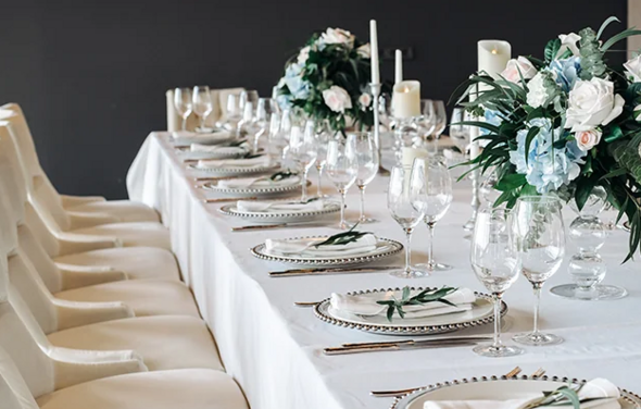  Royal Beach. Банкетный зал с камином 