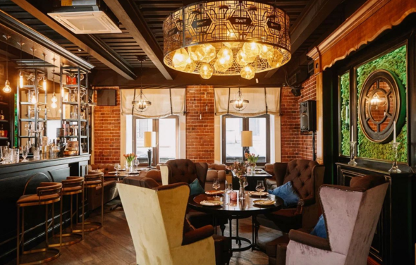 Svoy. Банкетный зал в ресторане 