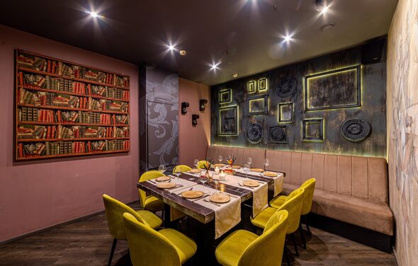 Brasserie Kriek. Банкетный зал с кухней