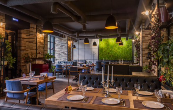 Гранат Black Кафе. Банкетный зал с баром