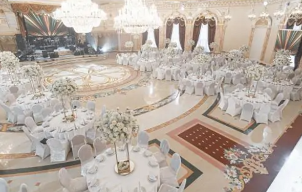 Safisa. Банкетный зал для роскошных торжеств 