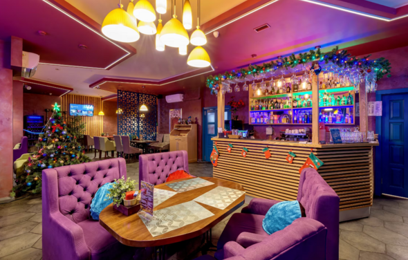 Пулково Парк. Уютный и яркий банкетный зал