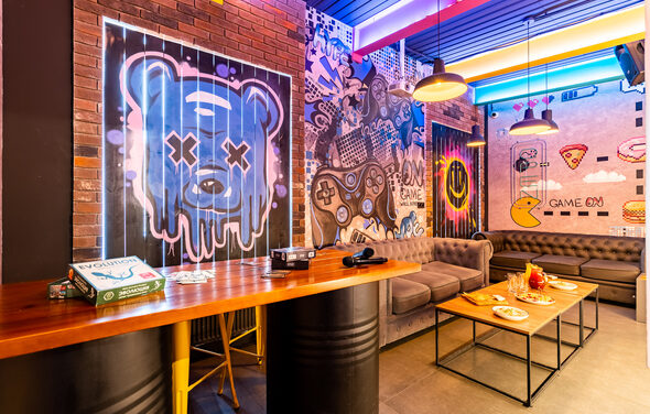 Лофт-зал в стиле "Стрит-арт" 