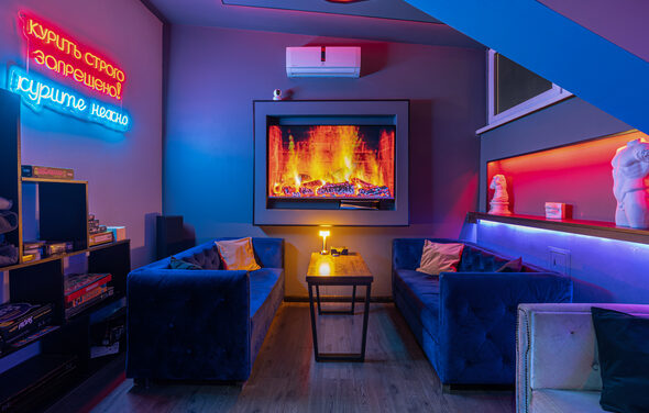 Двойной лофт на мансардном этаже