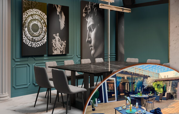 Эрмитаж. Лофт с большими окнами и стильным дизайном