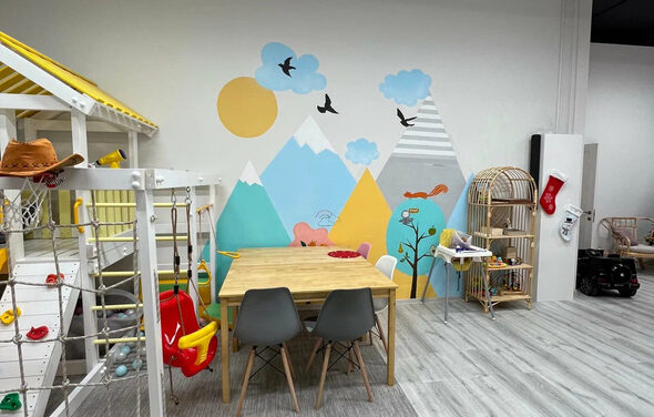 Светлый лофт для детских мероприятий