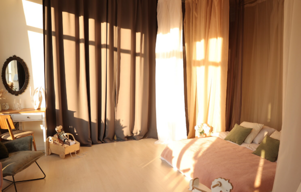 Зал Caramel. Интерьерный зал в бежевых тонах