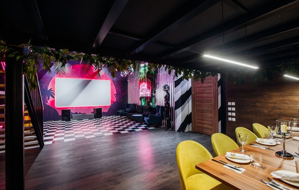 Оушен Драйв. Двухуровневый лофт в стиле диско