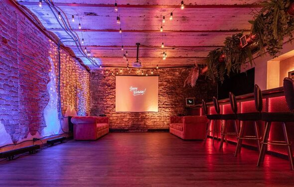 Зал Нью-йорк. Лофт в индустриальном стиле