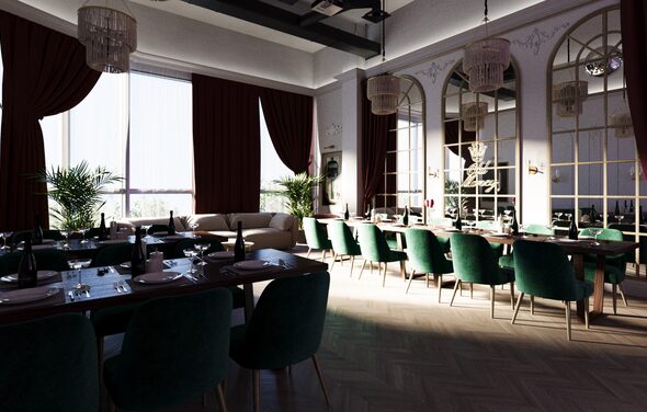 Зал Олд Мани. Лофт в индустриальном стиле