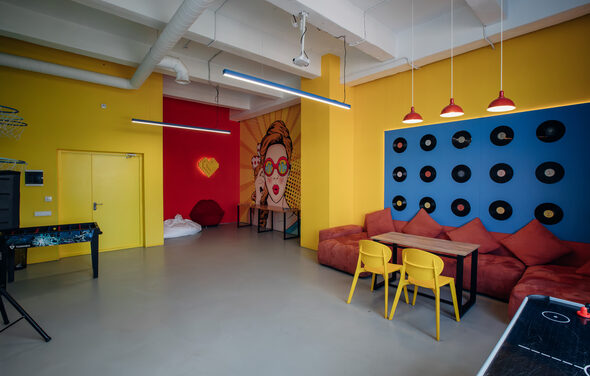 Rubin Loft (Рубин Лофт). Яркое пространство в стиле pop-art