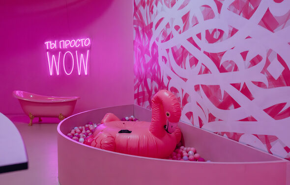 Фламинго. Розовый лофт-зал для мероприятий