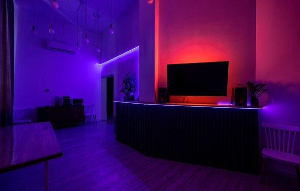 Лофт Сканди. Зал в скандинавском стиле