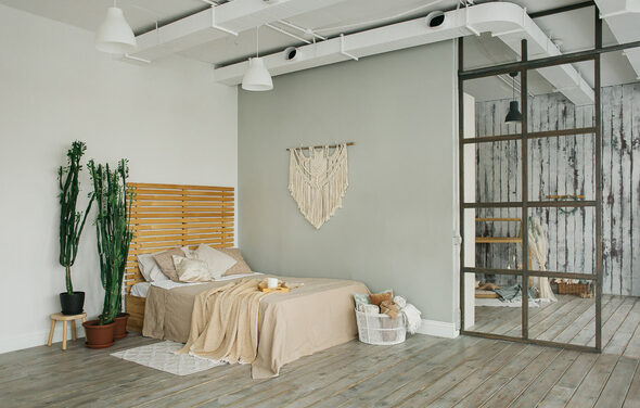 Bright loft in Yekaterinburg
