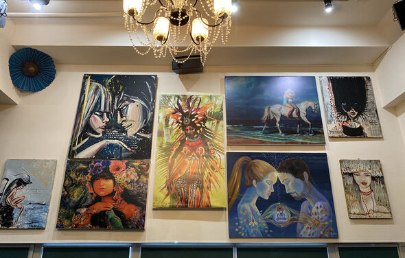 Лофт для вечеринок с коктейльным баром 