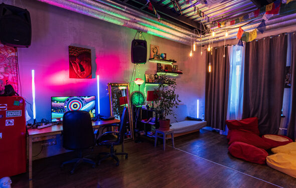 Лофт-апартаменты с кухней и душем 