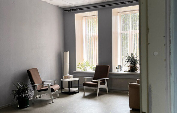 Зал с авторским дизайном