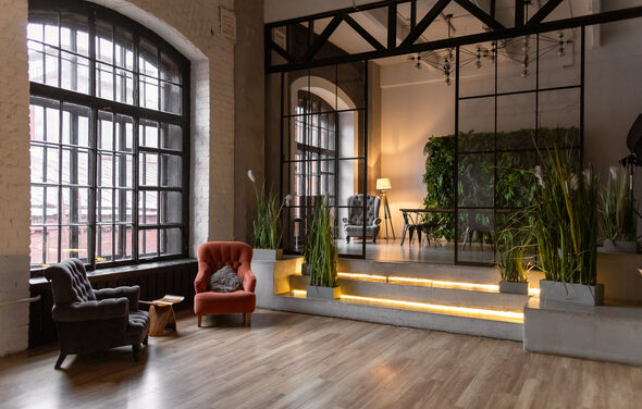 Pavilion. Зал Industry Hall в современном стиле