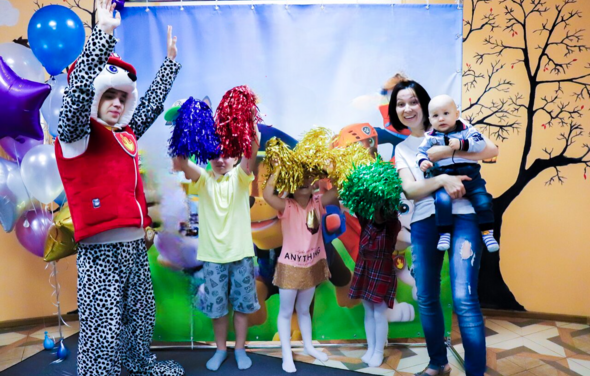 Лофт с детской игровой зоной