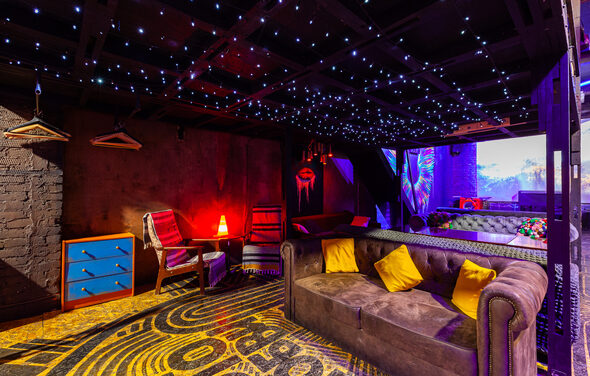 Лофт с верандой и мангалом