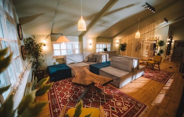 Лофт с территорией под открытым небом