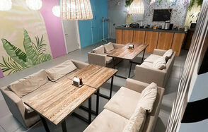 Лофт с дизайнерским ремонтом