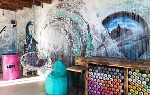 Graffiti Яркий и стильный лофт