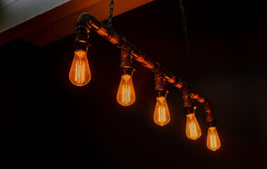 GREENWICH Зал с барной фотозоной в стиле лофт