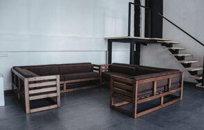 Лофт с окнами в пол 