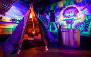 Лаунж-бар в тропическом стиле