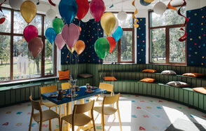 Benua Campus. Яркая комната для творческих мероприятий